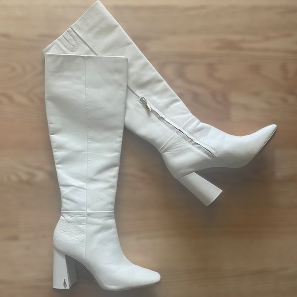 Sam edelman clarem boot white Clearance